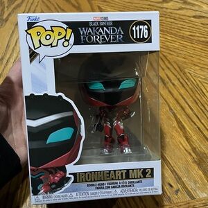 Funko Pop Ironheart MK 2 with Red and Black Design